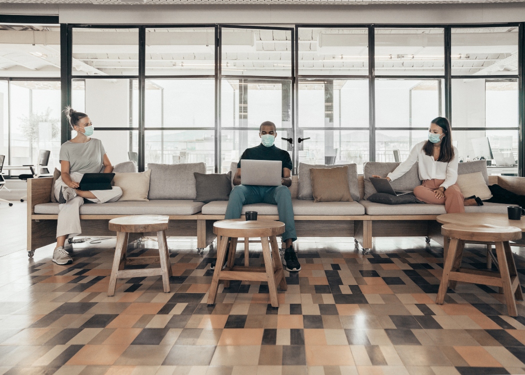 Social distancing in the office